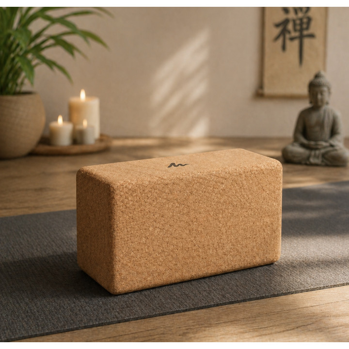 Brique de Yoga en liège naturel